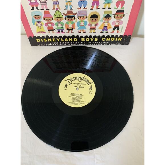 Walt Disney "It's A Small World" LP Record 1289 Disneyland Boys Choir 1965 - Picture 7 of 8